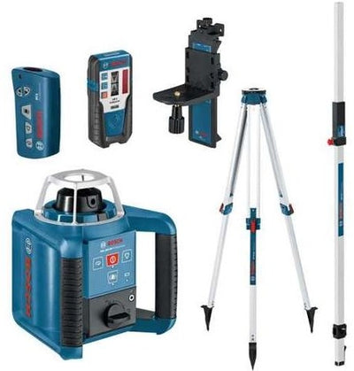 Bosch Blue Grl 300 HVG Set Rotationslaser | + lr 1 + wm4 + rc1 + bt 300 und gr 240 - 061599404b