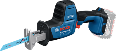 Bosch Blue GSA 18V-24 Säbelsäge | Solo | inkl. Sägeblatt S922EF und S2345X | ohne Akku und Ladegerät - 06016a5100