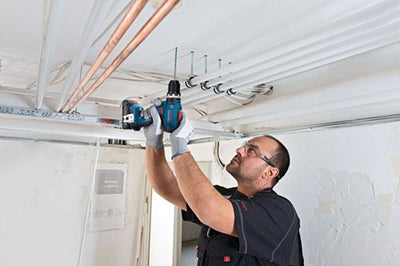 Bosch Blue GSB 18V-65 Akku-Schlagbohrschrauber | ohne Batterien und Ladegerät in L-Boxx – 06019n3301