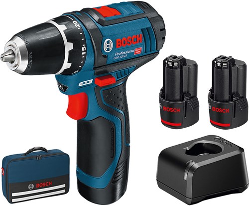 Bosch Akku-Bohrschrauber GSR12V-15 2,0Ah