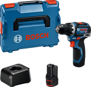 Bosch Blue GSR 12V-32 Akku-Bohrschrauber | 2x GBA 12v 2,0 Ah und Ladegerät gal 12v-20 - 06019n7002 - afbeelding 1