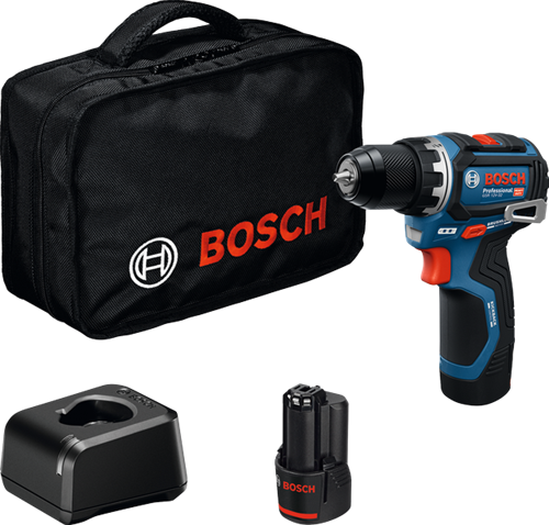Bosch Blue GSR 12V-32 Akku-Bohrschrauber | 2x GBA 12v 2,0 Ah und Ladegerät gal 12v-20 - 06019n7003