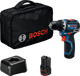 Bosch Blue GSR 12V-32 Akku-Bohrschrauber | 2x GBA 12v 2,0 Ah und Ladegerät gal 12v-20 - 06019n7003
