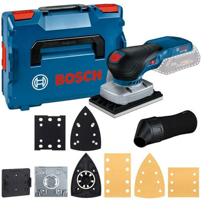 Bosch blau gss 18v-13 | Akku-Exzenterschleifer | 18v | ohne Akkus und Ladegerät | inkl. Zubehör | in L-Boxx - 06019l0101