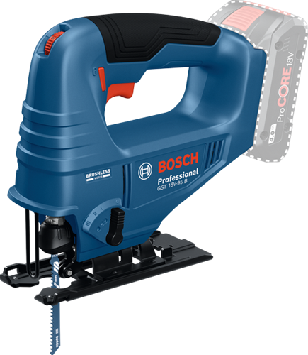 Bosch Blue GST 18V-95 B Akku-Stichsäge | ohne Akku und Ladegerät – 06015b7001
