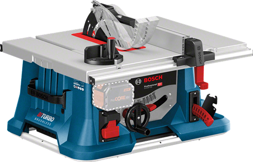 Bosch blau gts 18v-216 | Akku-Tischkreissäge | Biturbo | Körper | ohne Batterieladegeräte - 0601b44000