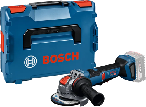 Bosch Blue GWS 18V-11 PS Profi-Akku-Winkelschleifer | 125mm | ohne Batterien und Ladegerät in L-Boxx – 06019n4301