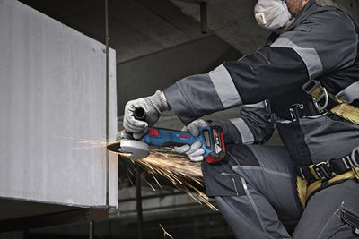 Bosch Blue GWS 18V-8 Akku-Winkelschleifer | 125mm | ohne Batterien und Ladegerät – 06019n9000