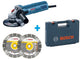 Bosch Winkelschleifer GWS880+2x Diamanttrennscheibe