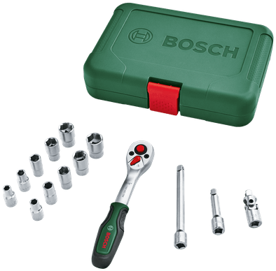 Bosch grün 1 4 Ratschensatz 14-teilig – 1600a02by0