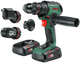 Bosch Green AdvancedDrill 18V-80 QuickSnap Akku-Bohrschrauber | 45 Min. Ladegerät (bereits 18 V-44) und 2x 18 V Li-Ionen-Akkus (2,5 Ah)) - 06039e2004