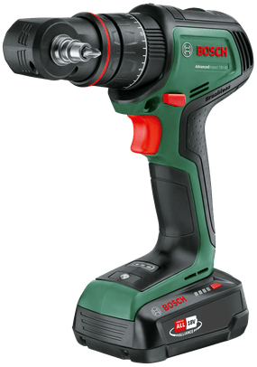 Imp Bosch Green Advancedact 18V-80 Quicksnap | Akku-Schlagbohrschrauber | 82nm | inkl. Zubehör | 2x 18 V Li-Ionen-Akkus (2,5 Ah 4,0 Ah) + Ladegerät | im Fall - 06039e2104