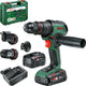 Imp Bosch Green Advancedact 18V-80 Quicksnap | Akku-Schlagbohrschrauber | 82nm | inkl. Zubehör | 2x 18 V Li-Ionen-Akkus (2,5 Ah 4,0 Ah) + Ladegerät | im Fall - 06039e2104