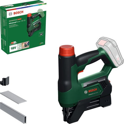 Bosch Green AdvancedTacker 18V-25 Akku-Nagler | inkl. Distanz- und Drahtführung | ohne Akku und Ladegerät - 06032a7100