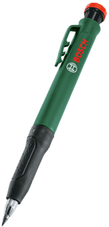 Bosch grüner Tiefloch-Markierungsstift + 6-teiliges Marker-Set | mehrfarbig - 1600a033bm