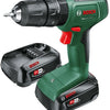 Imp Bosch Green Easyact 18V-40 | Akku-Schlagbohrschrauber | mit zwei Positionen | inkl. 2 Akkus und Ladegerät - 06039d8108