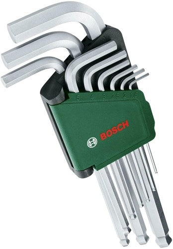 Bosch grüner Innensechskantschlüsselsatz 9-teilig - 1600a02bx9