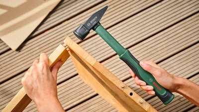 Bosch grüner Ingenieurhammer mit weichem Stoßfänger | 300 g - 1600a034gl