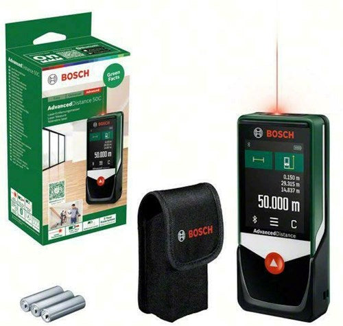 Bosch grüner Laser-Entfernungsmesser AdvancedDistance 50c – 0603672202