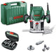 Bosch Green POF 1400 Ace Oberfräse | 1400w | + 6-teiliges Fräserset - 060326c801
