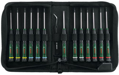 Bosch grüner Präzisions-Schraubendreher-Satz | 15-teilig - 1600a039j4