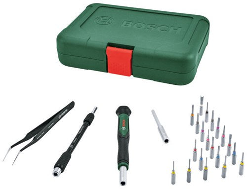 Bosch grüner Präzisions-Schraubendreher-Satz | 24-teilig - 1600a039ht