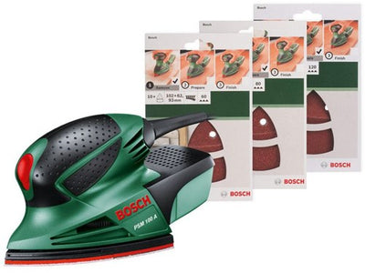 Bosch Green PSM 100 A Multischleifer + 30 Schleifblätter – 100 W – 06033b7002 – 06033b7002