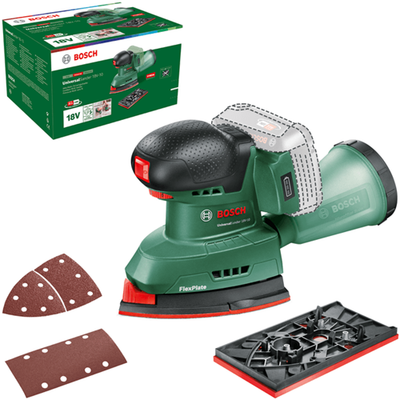 Bosch grüner Universalschleifer 18V-10 BT Akku-Multischleifer | 18v | ohne Akku und Ladegerät - 06033e3100