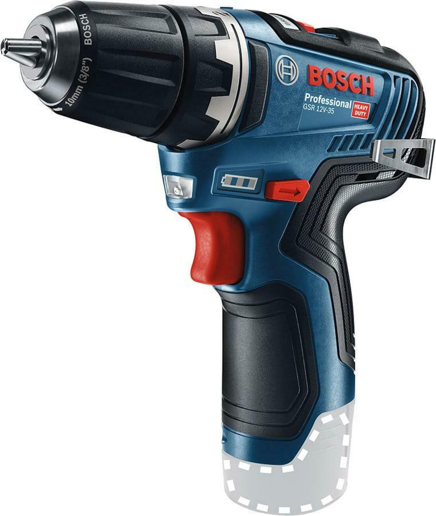 Bosch blau gsr 12v-35 | Solo | Akku-Bohrschrauber | ohne Akku und Ladegerät - 06019h8000