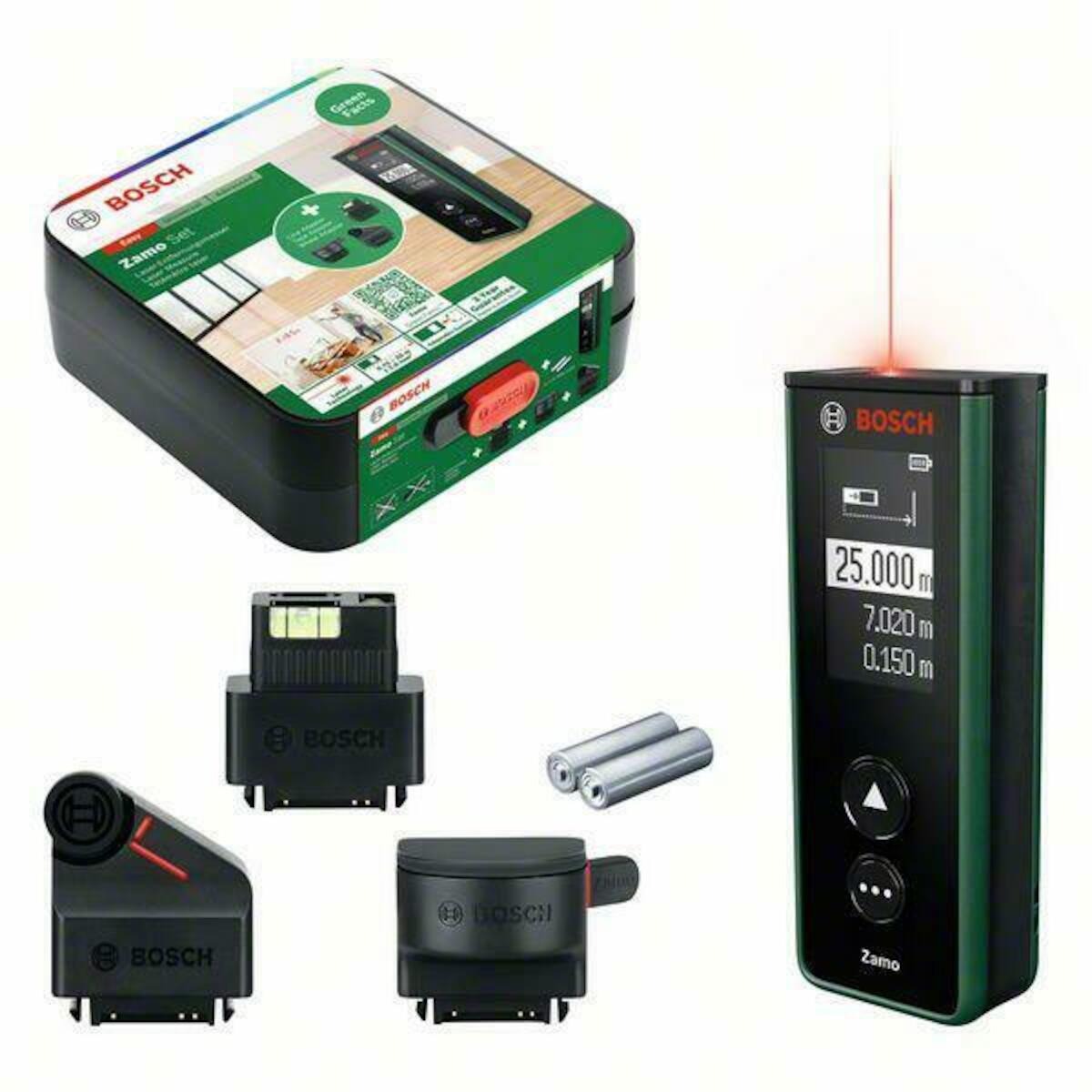 Bosch grüner Laser-Entfernungsmesser Zamo | eingestellt - 0603672901