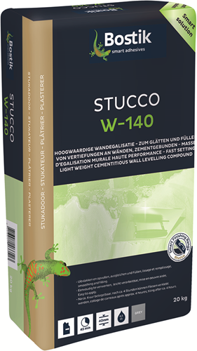 Bostik Stuck w-140 | grau | Papiersack 20 kg - 30605028