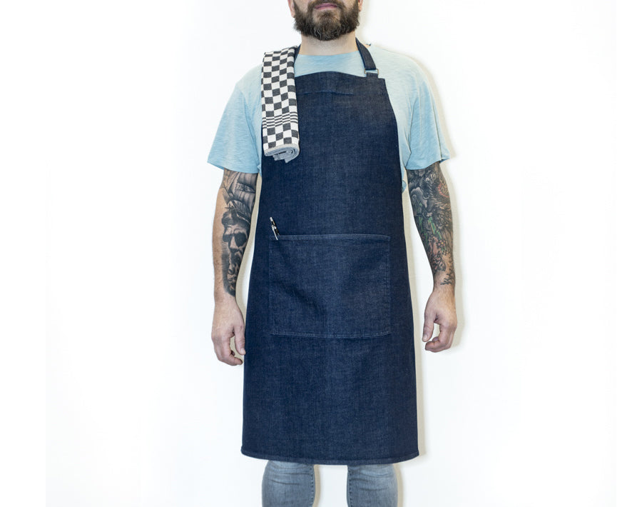 Bo Rheevil Apron - Denim - Bio -Baumwolle