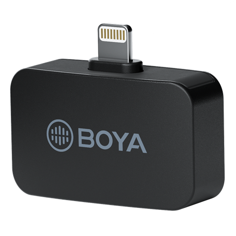 Boya 2,4 GHz Krawattenklammermikrofon, kabellos BY-M1LV-D für iOS