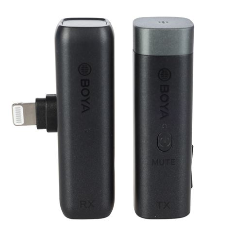 Boya 2,4 GHz Kabelloses Krawattenmikrofon BY-WM3D für iOS