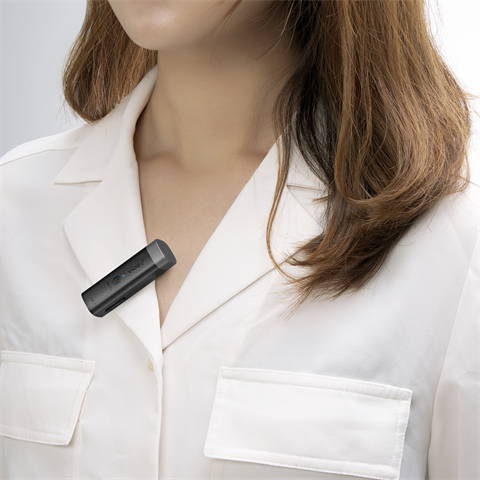 Boya 2,4 GHz Kabelloses Krawattenmikrofon BY-WM3U für USB-C
