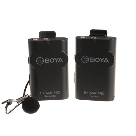 Boya 2,4 GHz Duo Lavalier-Mikrofon Wireless BY-WM4 Pro-K1
