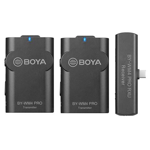 Boya 2,4 GHz Duo Lavalier-Mikrofon kabellos BY-WM4 Pro-K6 für Android