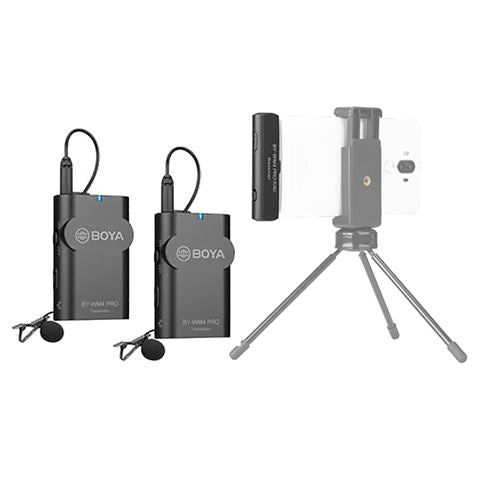 Boya 2,4 GHz Duo Lavalier-Mikrofon kabellos BY-WM4 Pro-K6 für Android