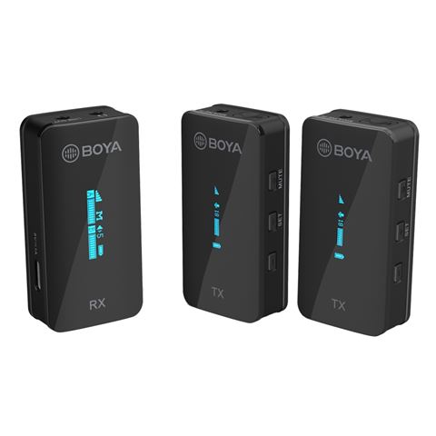 Boya 2,4 GHz ultrakompaktes drahtloses Mikrofon BY-XM6-S2