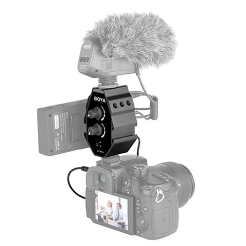 Boya Audio Adapter BY-MP4 für Smartphone, DSLR, Camcorder und PC