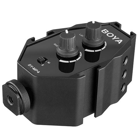 Boya Audio Adapter BY-MP4 für Smartphone, DSLR, Camcorder und PC