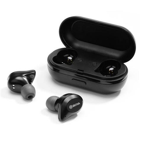 Boya Bluetooth Wireless Stereo-Ohrstöpsel BY-AP1 Schwarz