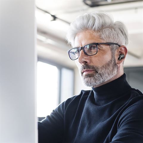 Boya Bluetooth Wireless Stereo-Ohrstöpsel BY-AP1 Schwarz