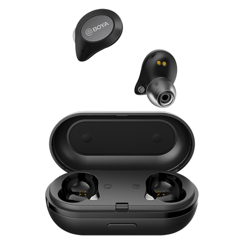 Boya Bluetooth Wireless Stereo-Ohrstöpsel BY-AP1 Schwarz