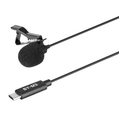 Boya Lavalier-Ansteckmikrofon BY-M3 für USB-C 