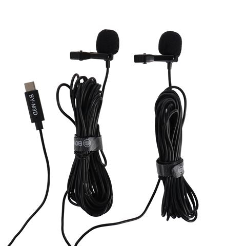 Boya Duo Ansteck-Lavaliermikrofon BY-M3D für USB-C 