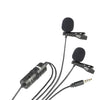 Boya Duo Lavalier-Mikrofon BY-M1DM für Smartphone, DSLR, Camcorder und PC
