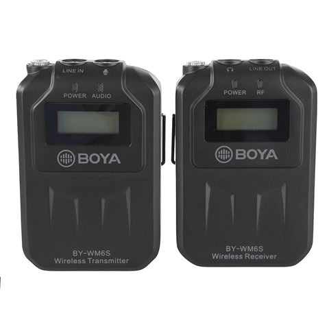 Boya UHF Duo Lavalier-Mikrofon, kabellos, BY-WM6S
