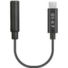 Boya Universal-Adapter BY-K7 3,5 mm TRS auf USB-C für DJI Osmo Action