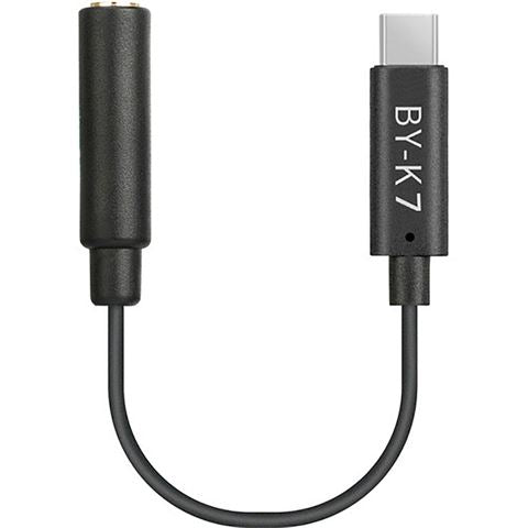 Boya Universal-Adapter BY-K7 3,5 mm TRS auf USB-C für DJI Osmo Action
